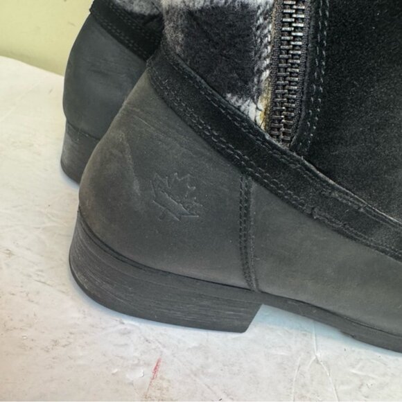 Pajar Waterproof Winter Boots Zipper Lace Up Rubber Soles Faux Fur Warm Snow 9.5 - Picture 7 of 16